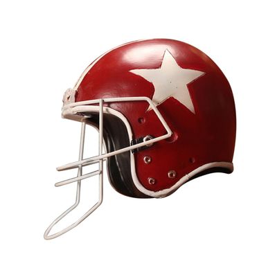 Housoutil Vintage Baseball Cap Resin Decoration, Red Retro Ornament