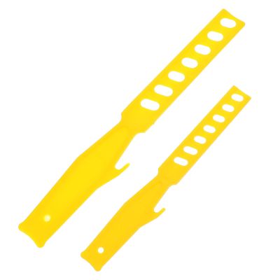 Reusable PP Paint Mixing Paddles, 2-Pack, Yellow for Craft Projects