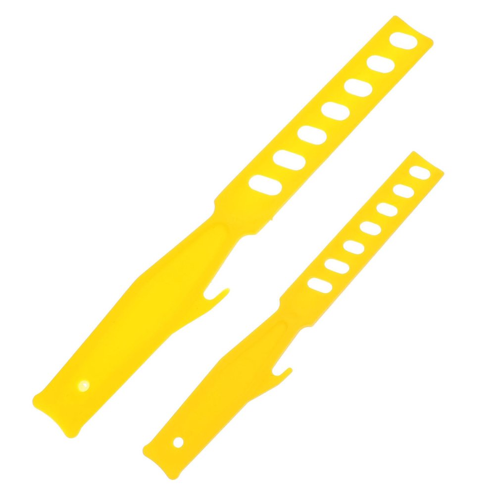 Reusable PP Paint Mixing Paddles, 2-Pack, Yellow for Craft Projects