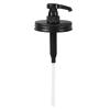 Coffee Syrup Dispenser Pump with Stainless Steel and Plastic Press Design view 1