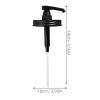 Coffee Syrup Dispenser Pump with Stainless Steel and Plastic Press Design view 2