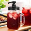 Coffee Syrup Dispenser Pump with Stainless Steel and Plastic Press Design view 4