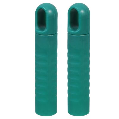 LALADEFIEE Non-Slip Mop Handle End Caps, 2-Pack, Green Plastic
