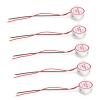 5-Piece 95 dB Piezo Active Buzzer, Continuous Tone, DC 3–24 V, White view 2