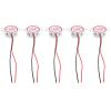 5-Piece 95 dB Piezo Active Buzzer, Continuous Tone, DC 3–24 V, White view 4