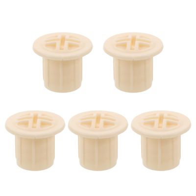 DECHOUS Screw Caps, 1.8 cm Inner Diameter, 5-Pack, White