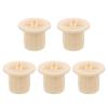 DECHOUS Screw Caps, 1.8 cm Inner Diameter, 5-Pack, White view 1