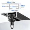Self-Adhesive Aluminum Curtain Track for Ceilings, No Drilling view 3