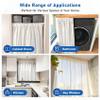 Self-Adhesive Aluminum Curtain Track for Ceilings, No Drilling view 4