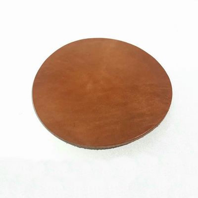 LINJILUO 4.5 mm Thick Blemished Vegetable-Tanned First-Layer Yellow Cowhide Leather