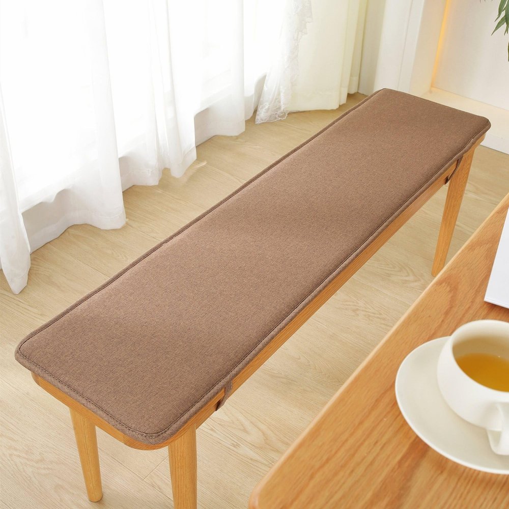 Bench Cushion, Coffee, 50 x 140 cm (20 x 55 in)