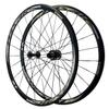 WIQUYBML 700C Road Bike Wheelset with C/V Brakes, Quick Releases, Flat Spokes, 20/24 Holes, Hubs for 8/9/10/11/12-Speed Cassettes view 1