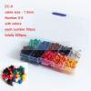 Cable Markers, EC-0/EC-1, 500-Piece Numbered Wire Labels, 0–9 view 2