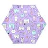 Wudan Rain Golf Umbrella, 99 cm, Lightweight, Automatic Open and Close, Purple Children's Umbrella with Cute Tooth Design view 1