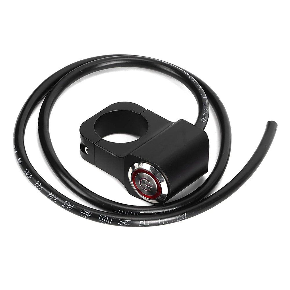 kaisudiAP Motorcycle Handlebar USB Charger, 25 mm/0.98 in Fit, 65–70 cm Cable, Waterproof Design, Triple Protection, Turn Signal Switch