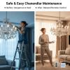 Motorized Chandelier Hoist & Lift, 57.5–288 kg, 120–430 W, 4–6 m Lift, Remote/Wall Control (100 kg, 5 m) view 2