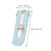 Children's Shoe Measuring Ruler with Slider, Blue Animal Design, Wofashpuret view 2