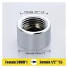 XIOKLM 1-Piece M24 Conversion Adapter for 16, 18, 19, 20, 22, 24 and 1/2" Female Threads, for Kitchen and Bathroom Faucets (F24 × 1/2") view 3