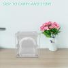 Foldable White Butterfly Cage with Zipper and Mesh view 4