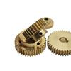 ELILANEY Brass Spur Gear, Module 0.6, 90 Teeth, 5 mm Stepped Gear, Straight Teeth, 12.7 mm Bore view 4