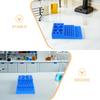 Plastic Test Tube Rack, 2-Pack, 92 Holes, Blue view 3