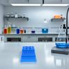 Plastic Test Tube Rack, 2-Pack, 92 Holes, Blue view 4