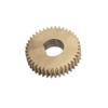 ELILANEY 0.6M 34T Copper Spur Gear, 21.6 mm Diameter, 5 mm Thick, 3 x 2.5 mm D-Bore view 1