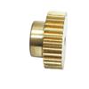 ELILANEY 0.6M 69T Brass Spur Gear, 16 mm Bore view 2