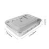 Sterilization Box for Thermometers, Round, 1 pc, Stainless Steel, Silver view 2