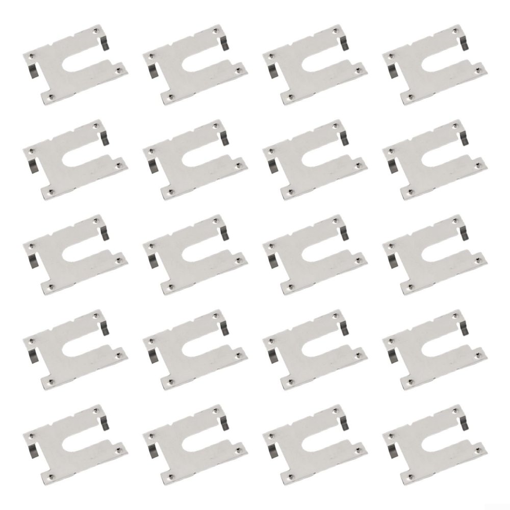 20 Stainless Steel Grounding Clips for PV Roof Installation