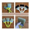 Handled Radiator Paint Brushes, 10 Pieces, Wooden Handle, 2.5 × 11.4 cm (4.5 in) view 3