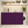 Fasbuy Hook-and-Loop Cabinet Curtain, Dark Violet, 70 x 40 cm view 1