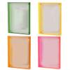 Caswynlife Frameless Acrylic Picture Frame with Chrome Spacers for Wall Mounting or Tabletop Display, Clear Poster Holder for Living Room, Office, or Home (Red) view 4