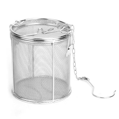 Fdit Stainless Steel Tea Infuser with Mesh Basket, 12 x 13 cm