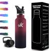 500 mL Kids' 18/8 Stainless Steel Water Bottle, BPA-Free, Leakproof Insulated Bottle with Straw view 1
