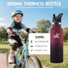 500 mL Kids' 18/8 Stainless Steel Water Bottle, BPA-Free, Leakproof Insulated Bottle with Straw view 3