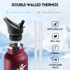 500 mL Kids' 18/8 Stainless Steel Water Bottle, BPA-Free, Leakproof Insulated Bottle with Straw view 4