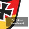 Caf Viereck Bundeswehr Reservist and Veteran Patch, Embroidered Hook-and-Loop, 7 x 9 cm, German Coat of Arms with Iron Cross view 3
