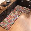 DOTBUY-SHOP Non-Slip Kitchen Runner, Multicolor Retro Style, Red, 50 x 80 cm view 1