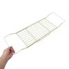 Adjustable Stainless Steel Bathtub Caddy with Telescopic Arms, Gold view 3