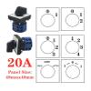 LW28-20/LW26-20 Series 2/3/4-Position, 8-Terminal Rotary Cam Changeover Switch with Screws and Tool, 660 V, 20 A (0-1-2) view 3