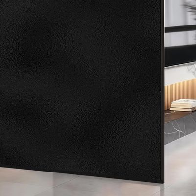 Privacy Window Film 120 x 235 cm, Static Cling, UV Protection, Black