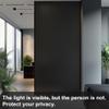 Privacy Window Film 120 x 235 cm, Static Cling, UV Protection, Black view 4