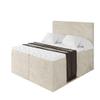 ALTDECOR TOLO-v1 Box Spring Bed with H3 Mattress, 180 × 200 cm, Cream view 2
