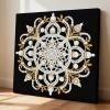 Diamond Art Pearl Painting Kit with Black Frame, 18-Mandala view 2