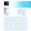 30-Piece 10 mL Borosilicate Glass Sample Vial Set with Screw Caps, Stoppers and Labels view 4