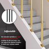 Generic Metal Stair Spindles, Adjustable-Angle Baluster Posts for Restaurants and Hotels view 4