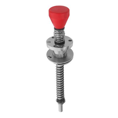 HOODANCOS Alloy Pinball Machine Lever with Spring Mechanism, Red