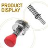 HOODANCOS Alloy Pinball Machine Lever with Spring Mechanism, Red view 3