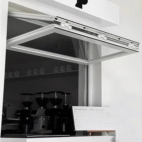 Folding Serving Window for Food Stands, 48 x 36 in, White